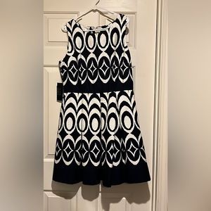 The Limited sleeveless flared dress
